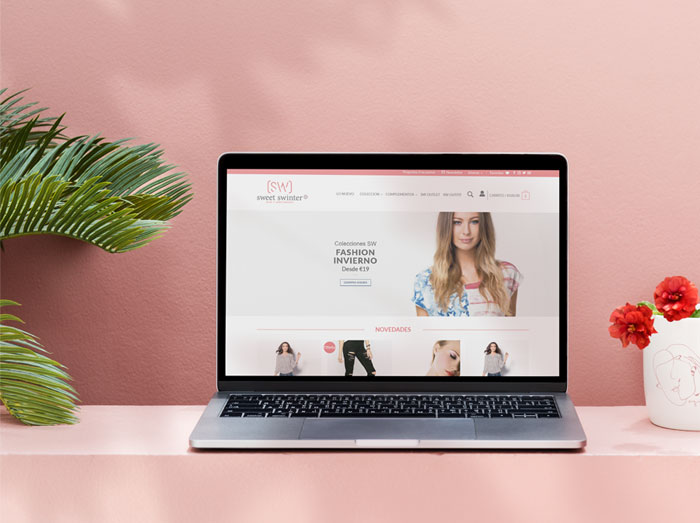 diseño de sitio web sweet swinter